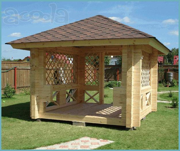 Беседки из бруса